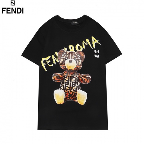 Fendi T-Shirts Short Sleeved For Men #861522 $29.00 USD, Wholesale Replica Fendi T-Shirts