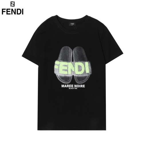 Fendi T-Shirts Short Sleeved For Men #861525 $27.00 USD, Wholesale Replica Fendi T-Shirts