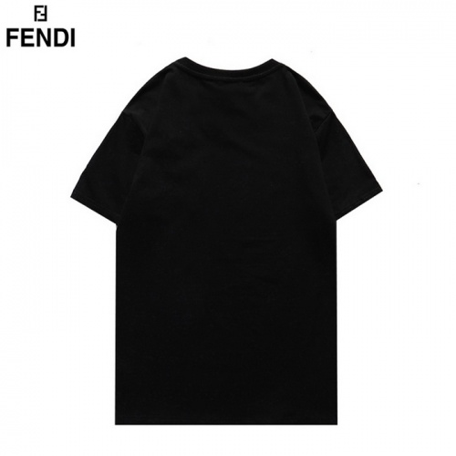 Replica Fendi T-Shirts Short Sleeved For Men #861525 $27.00 USD for Wholesale