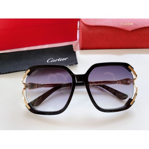 Cartier AAA Quality Sunglasses #861542 $56.00 USD, Wholesale Replica Cartier AAA Quality Sunglassess
