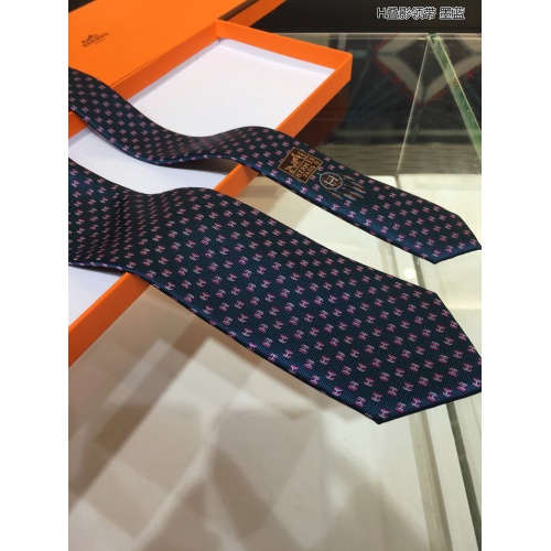 Replica Hermes Necktie For Men #861571 $41.00 USD for Wholesale