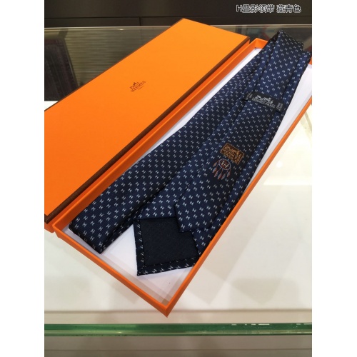 Replica Hermes Necktie For Men #861573 $41.00 USD for Wholesale