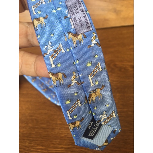 Replica Hermes Necktie For Men #862138 $38.00 USD for Wholesale