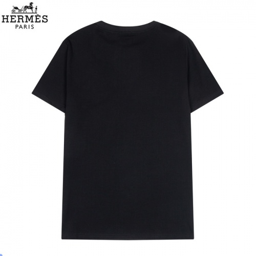 Replica Hermes T-Shirts Short Sleeved For Men #862147 $27.00 USD for Wholesale