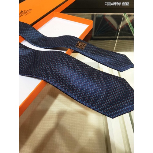 Replica Hermes Necktie For Men #862151 $40.00 USD for Wholesale