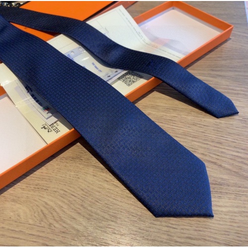 Replica Hermes Necktie For Men #862154 $40.00 USD for Wholesale