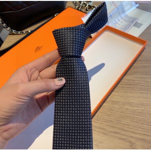 Replica Hermes Necktie For Men #862155 $40.00 USD for Wholesale