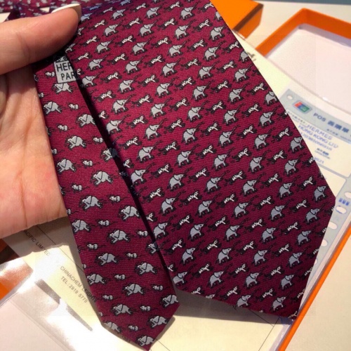 Replica Hermes Necktie For Men #862157 $60.00 USD for Wholesale