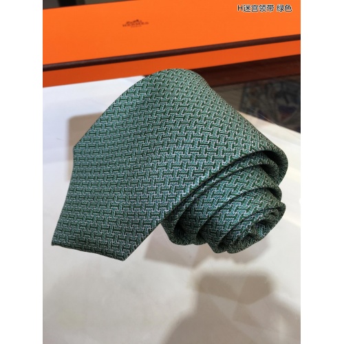 Replica Hermes Necktie For Men #862160 $60.00 USD for Wholesale