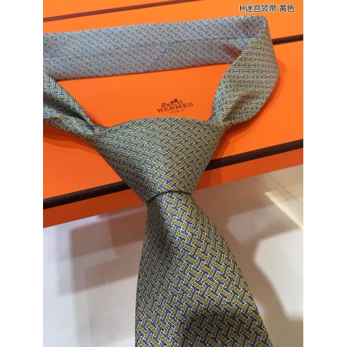 Replica Hermes Necktie For Men #862161 $60.00 USD for Wholesale