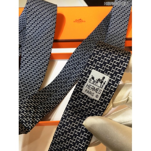 Replica Hermes Necktie For Men #862164 $60.00 USD for Wholesale