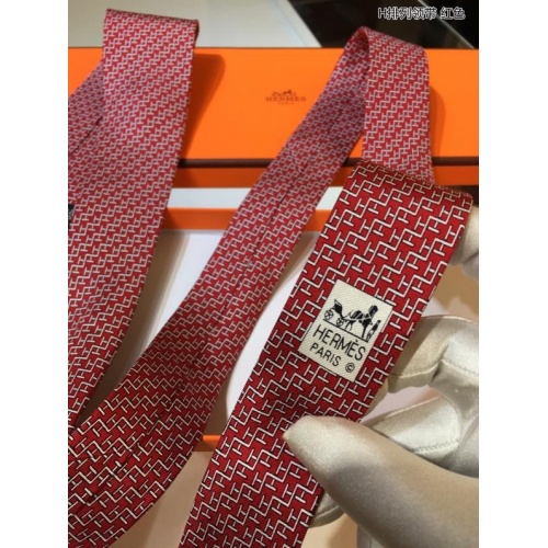 Replica Hermes Necktie For Men #862165 $60.00 USD for Wholesale