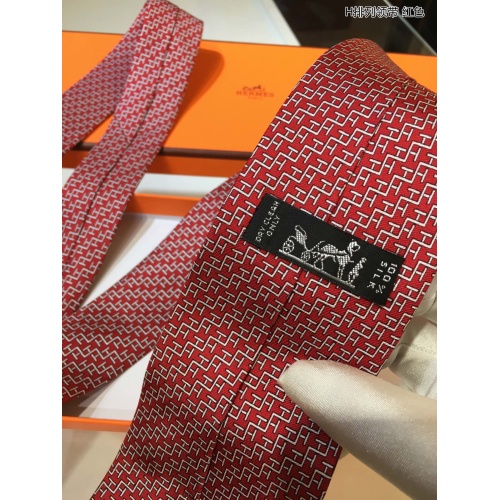 Replica Hermes Necktie For Men #862165 $60.00 USD for Wholesale