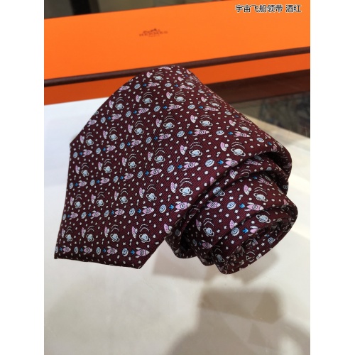 Replica Hermes Necktie For Men #862167 $60.00 USD for Wholesale