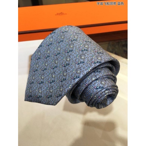 Replica Hermes Necktie For Men #862168 $60.00 USD for Wholesale