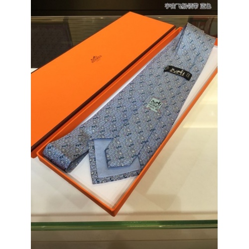Replica Hermes Necktie For Men #862168 $60.00 USD for Wholesale