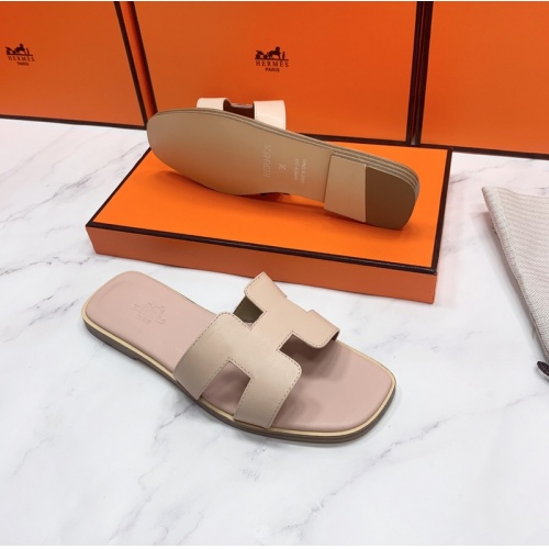 Replica Hermes Slippers For Women #862374 $56.00 USD for Wholesale