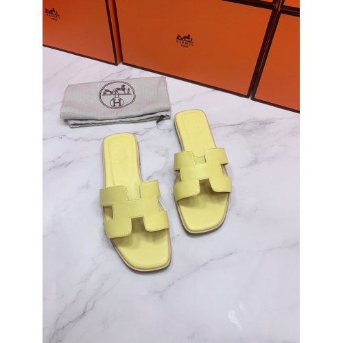 Hermes Slippers For Women #862376 $56.00 USD, Wholesale Replica Hermes Slippers