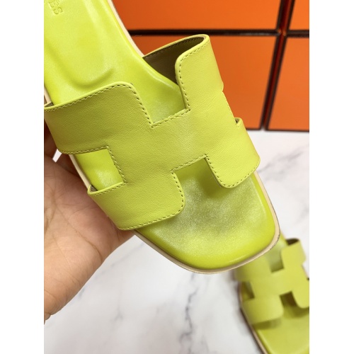 Replica Hermes Slippers For Women #862377 $56.00 USD for Wholesale