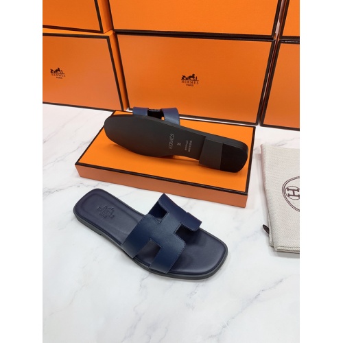 Replica Hermes Slippers For Women #862378 $56.00 USD for Wholesale