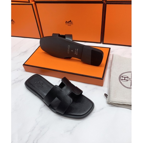 Replica Hermes Slippers For Women #862379 $56.00 USD for Wholesale