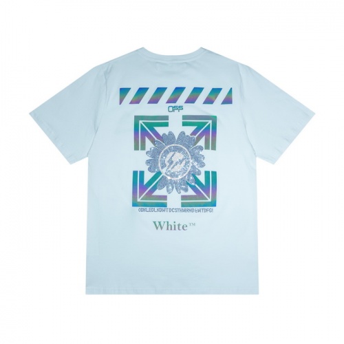 Off-White T-Shirts Short Sleeved For Men #862384 $32.00 USD, Wholesale Replica Off-White T-Shirts