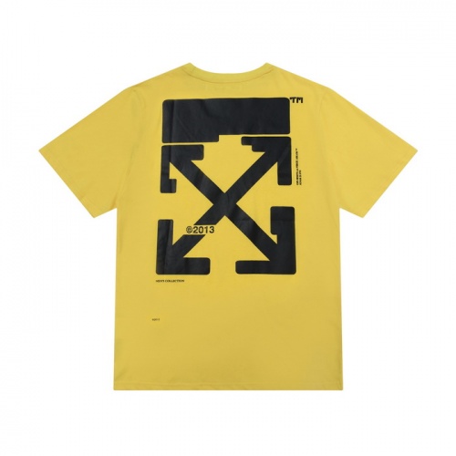 Off-White T-Shirts Short Sleeved For Men #862385 $27.00 USD, Wholesale Replica Off-White T-Shirts