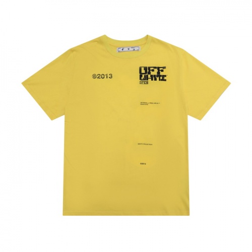 Replica Off-White T-Shirts Short Sleeved For Men #862385 $27.00 USD for Wholesale