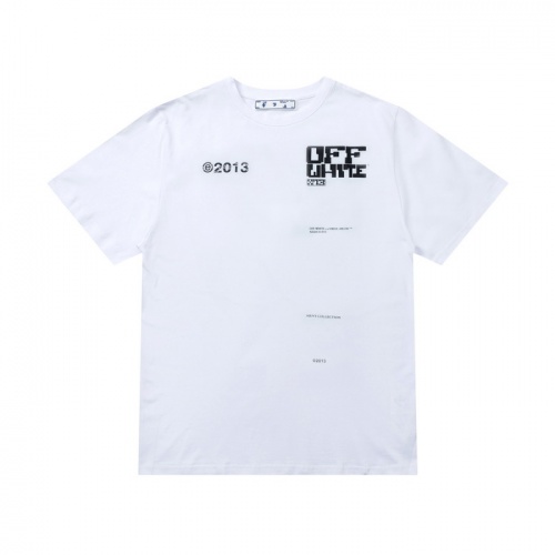 Replica Off-White T-Shirts Short Sleeved For Men #862386 $27.00 USD for Wholesale