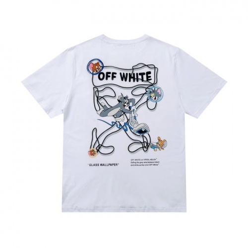Off-White T-Shirts Short Sleeved For Men #862411 $29.00 USD, Wholesale Replica Off-White T-Shirts