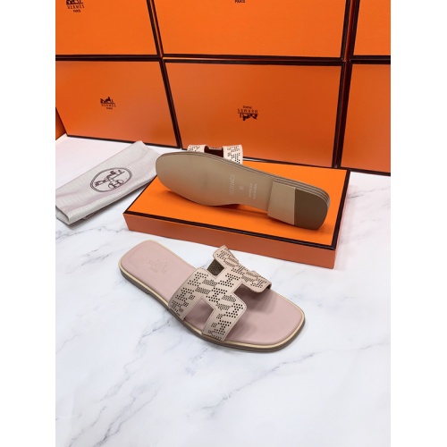 Replica Hermes Slippers For Women #862412 $56.00 USD for Wholesale