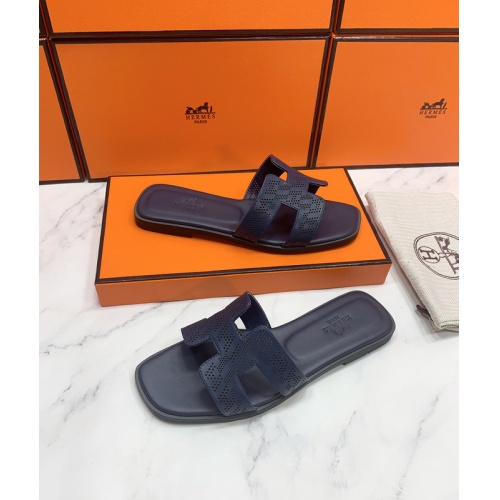 Replica Hermes Slippers For Women #862420 $56.00 USD for Wholesale