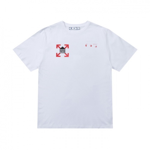 Replica Off-White T-Shirts Short Sleeved For Men #862422 $27.00 USD for Wholesale