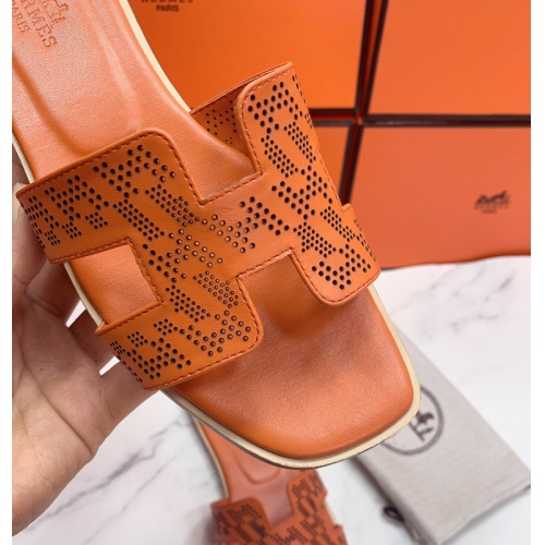 Replica Hermes Slippers For Women #862423 $56.00 USD for Wholesale