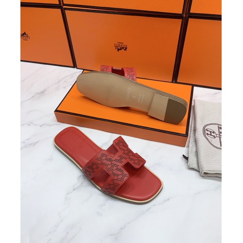 Replica Hermes Slippers For Women #862425 $56.00 USD for Wholesale