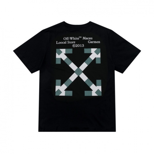 Off-White T-Shirts Short Sleeved For Men #862435 $27.00 USD, Wholesale Replica Off-White T-Shirts