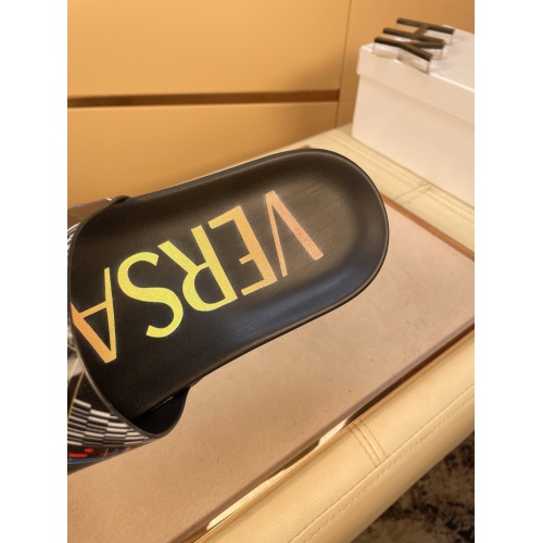 Replica Versace Slippers For Men #862437 $48.00 USD for Wholesale