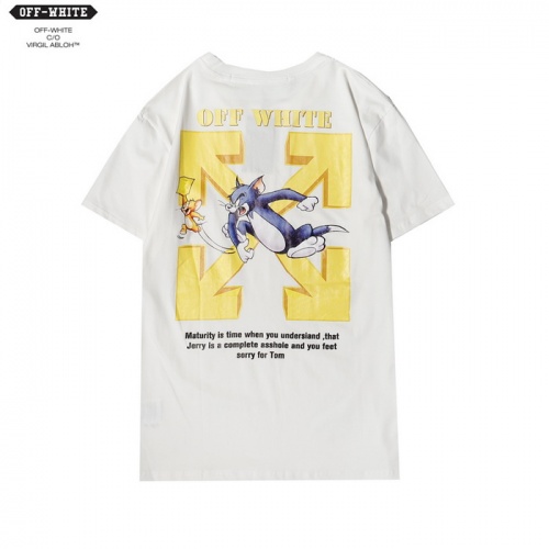 Off-White T-Shirts Short Sleeved For Men #862444 $27.00 USD, Wholesale Replica Off-White T-Shirts