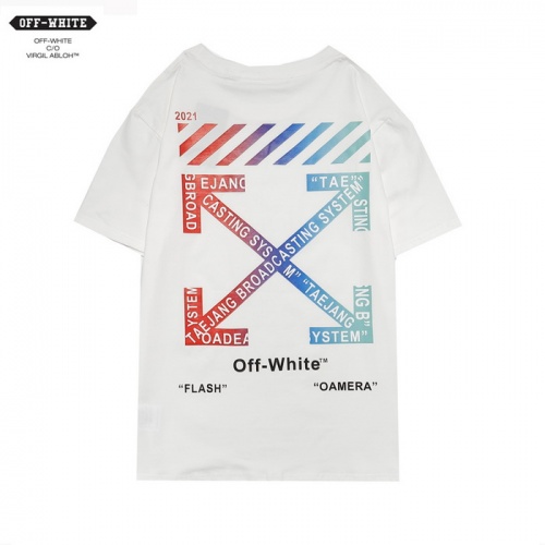 Off-White T-Shirts Short Sleeved For Men #862449 $27.00 USD, Wholesale Replica Off-White T-Shirts
