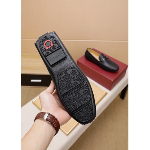 Replica Ferragamo Leather Shoes For Men #862451 $68.00 USD for Wholesale