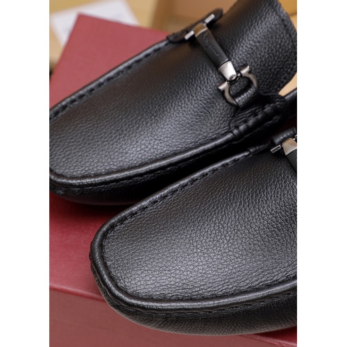 Replica Ferragamo Leather Shoes For Men #862451 $68.00 USD for Wholesale