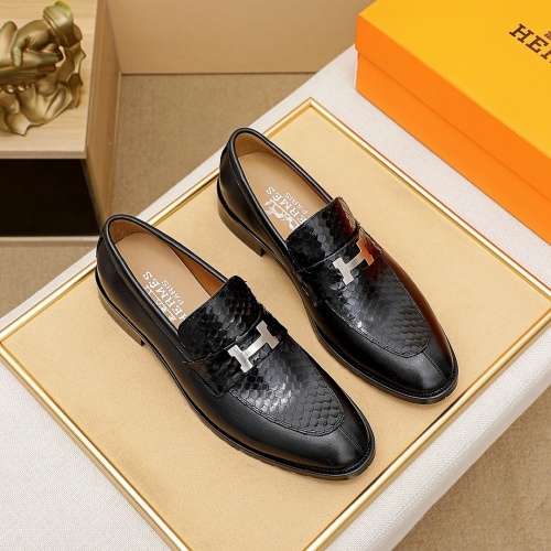 Hermes Leather Shoes For Men #862475 $82.00 USD, Wholesale Replica Hermes Leather Shoes