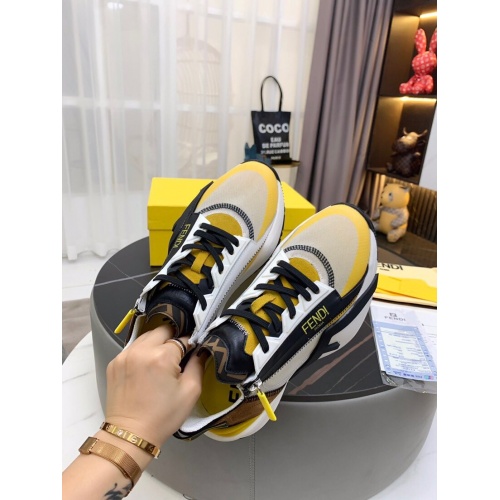 Replica Fendi Casual Shoes For Men #862516 $98.00 USD for Wholesale