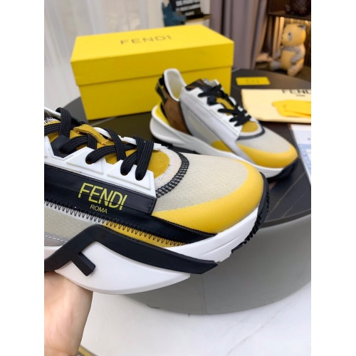 Replica Fendi Casual Shoes For Men #862516 $98.00 USD for Wholesale