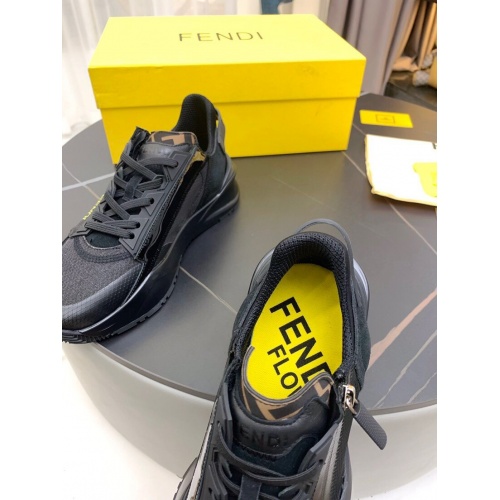 Replica Fendi Casual Shoes For Men #862517 $98.00 USD for Wholesale