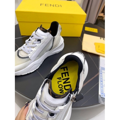 Replica Fendi Casual Shoes For Men #862519 $98.00 USD for Wholesale