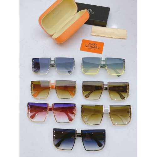 Replica Hermes AAA Quality Sunglasses #862577 $64.00 USD for Wholesale