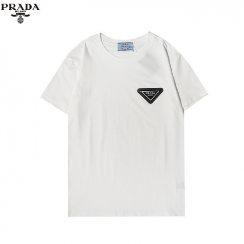 Prada T-Shirts Short Sleeved For Men #862602 $25.00 USD, Wholesale Replica Prada T-Shirts
