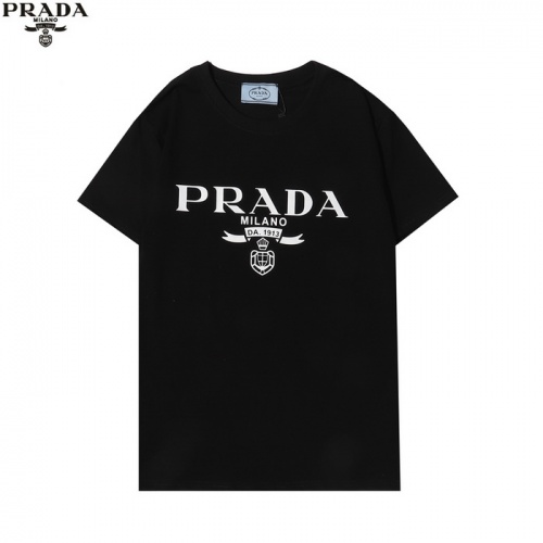 Prada T-Shirts Short Sleeved For Men #862604 $25.00 USD, Wholesale Replica Prada T-Shirts