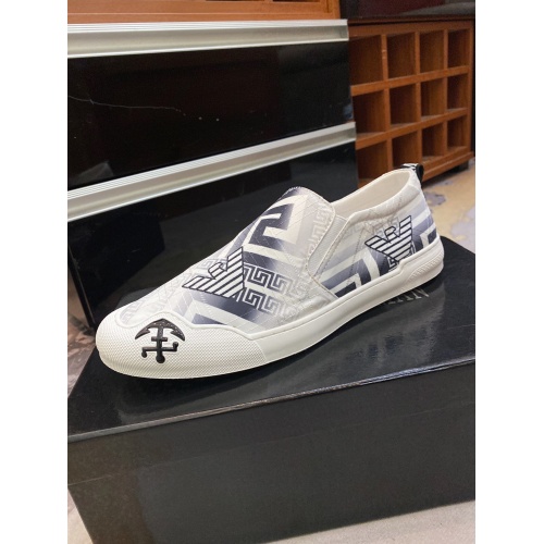 Replica Armani Casual Shoes For Men #862663 $72.00 USD for Wholesale
